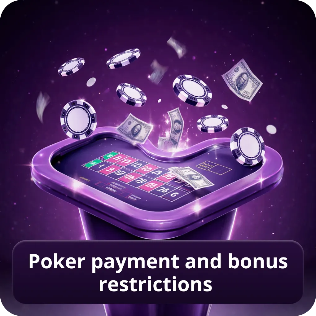 Poker payment and bonus restrictions in Canada 2026 Poker payment and bonus restrictions
