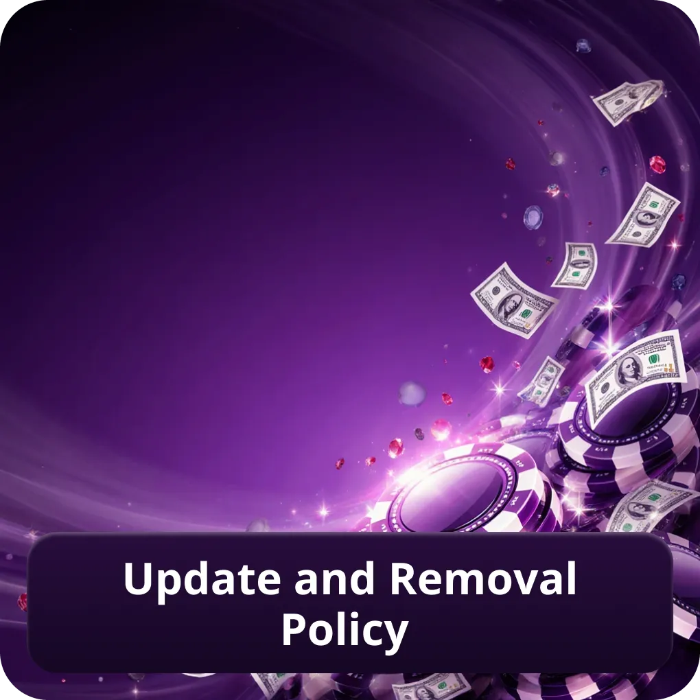 Update and removal policy in Canada 2026 Update and removal policy