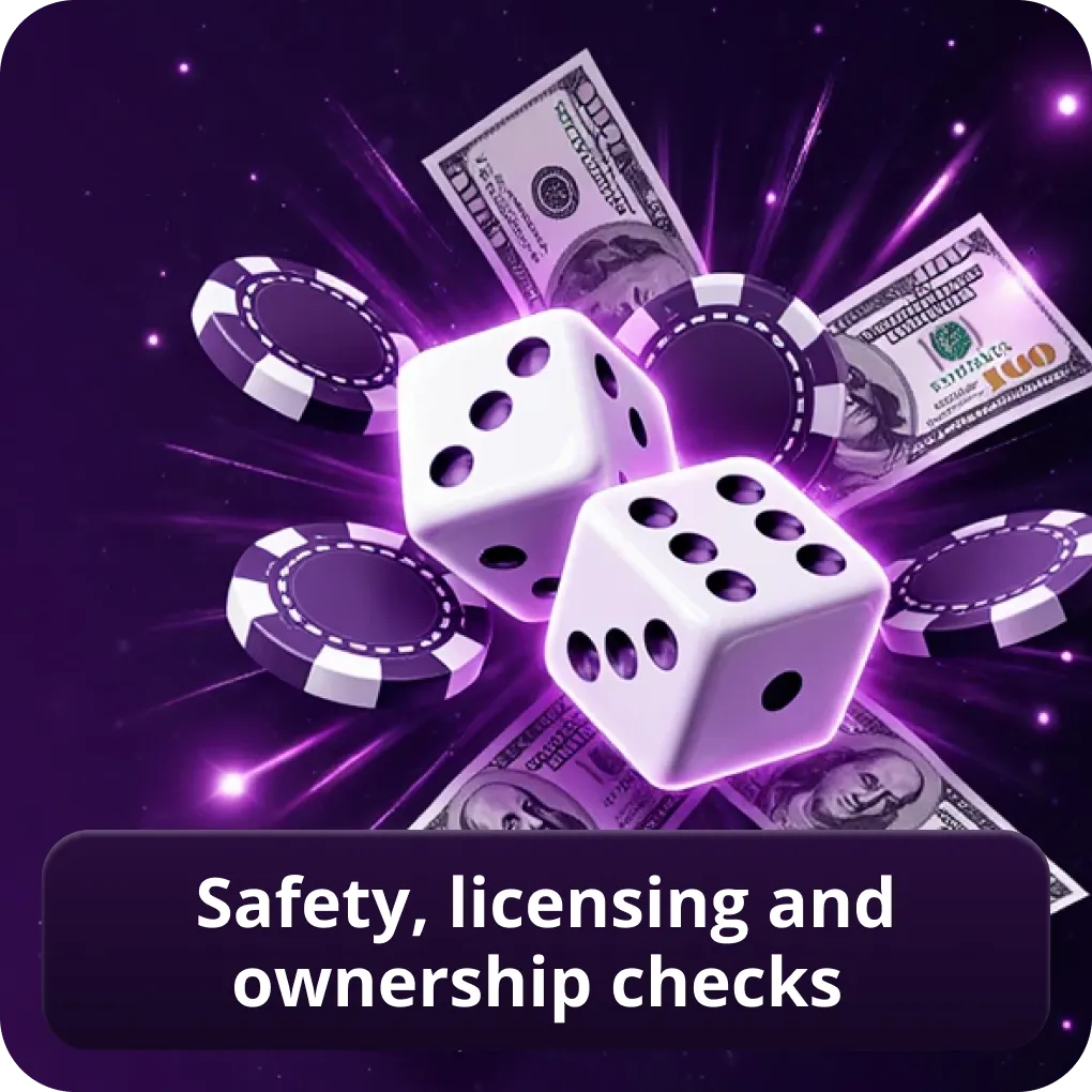 Safety, licensing and ownership checks